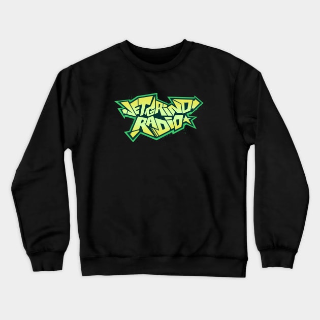 Grind Jet Radio Crewneck Sweatshirt by aquaticform